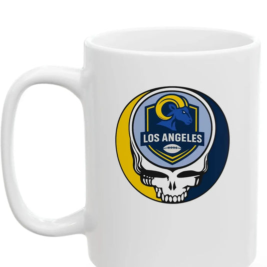 Los Angeles Rams Stealie Ceramic Coffee Mug 15ounce NFL