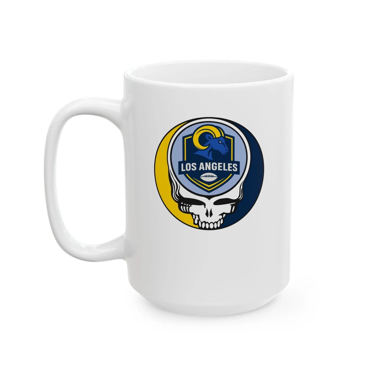 Los Angeles Rams Stealie Ceramic Coffee Mug 15ounce NFL