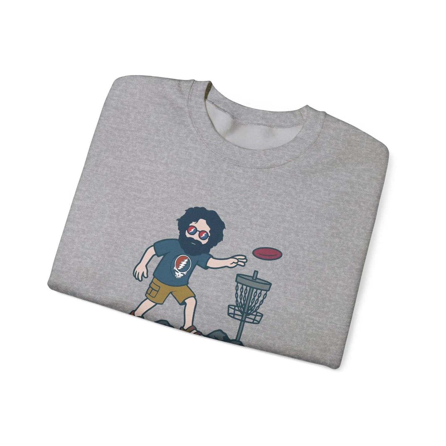 Disc Golfin' Jerry Life is dead Crewneck Sweatshirt