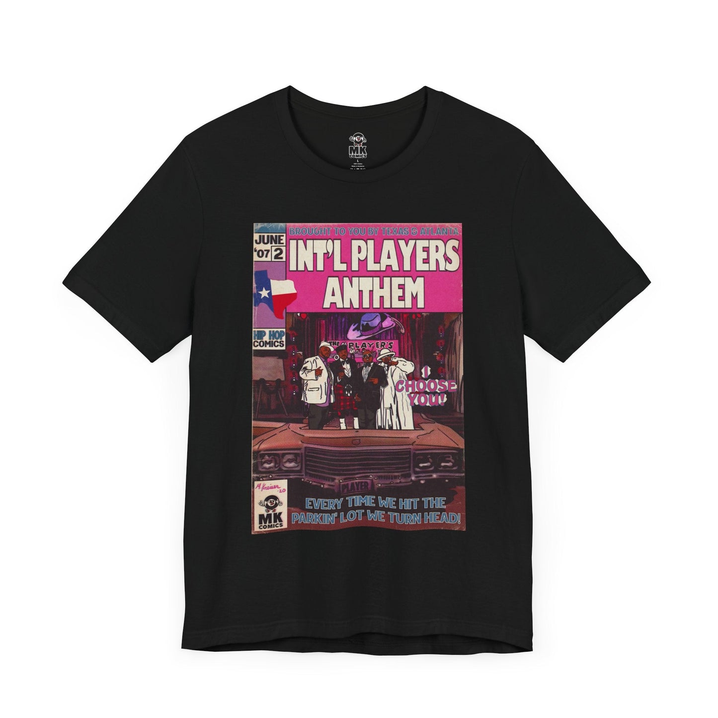 Unisex Jersey Short Sleeve Tee Int’l Players Anthem Bella+Canvas