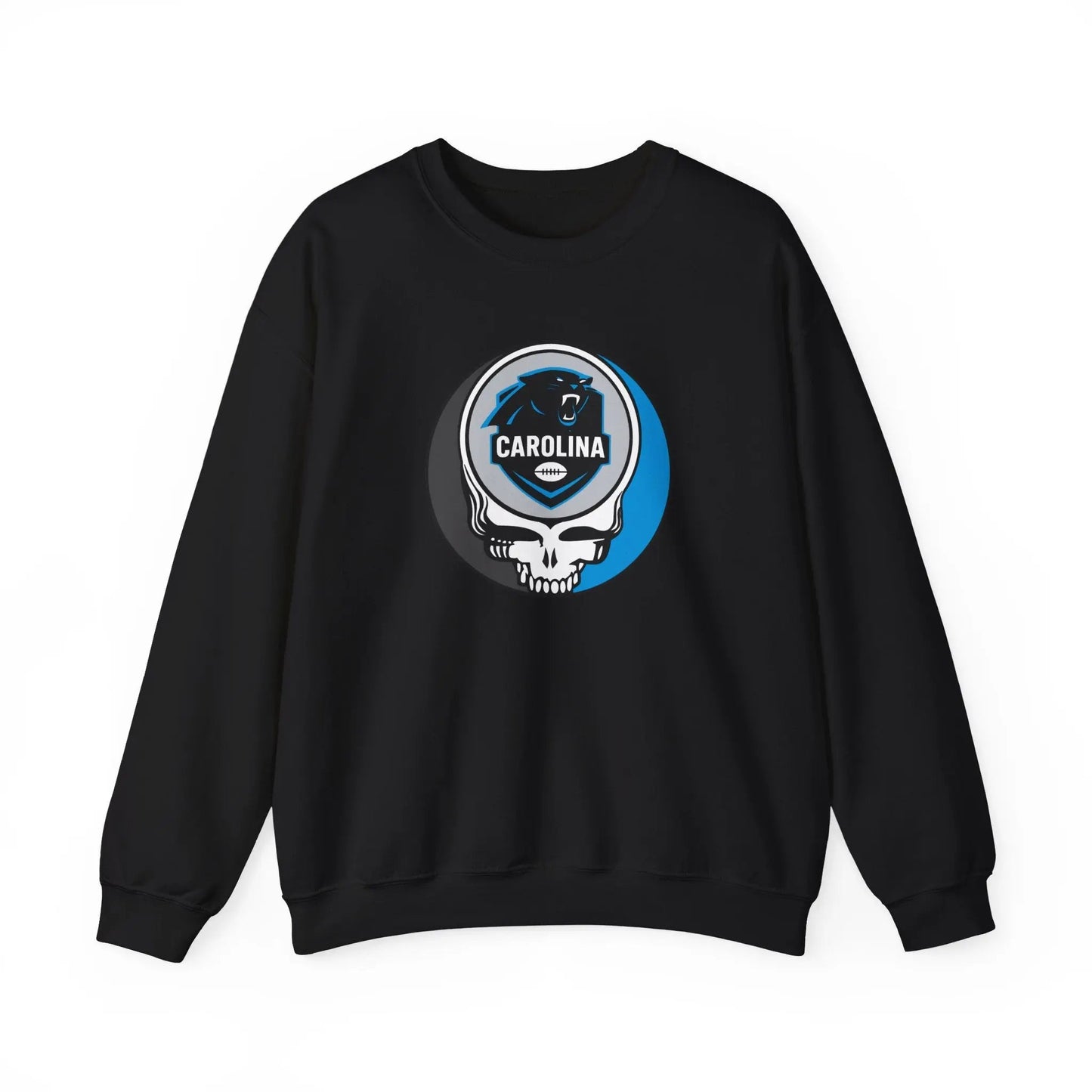 Carolina Panthers Stealie Grateful Dead Crewneck Sweatshirt NFL The Gridiron Collection