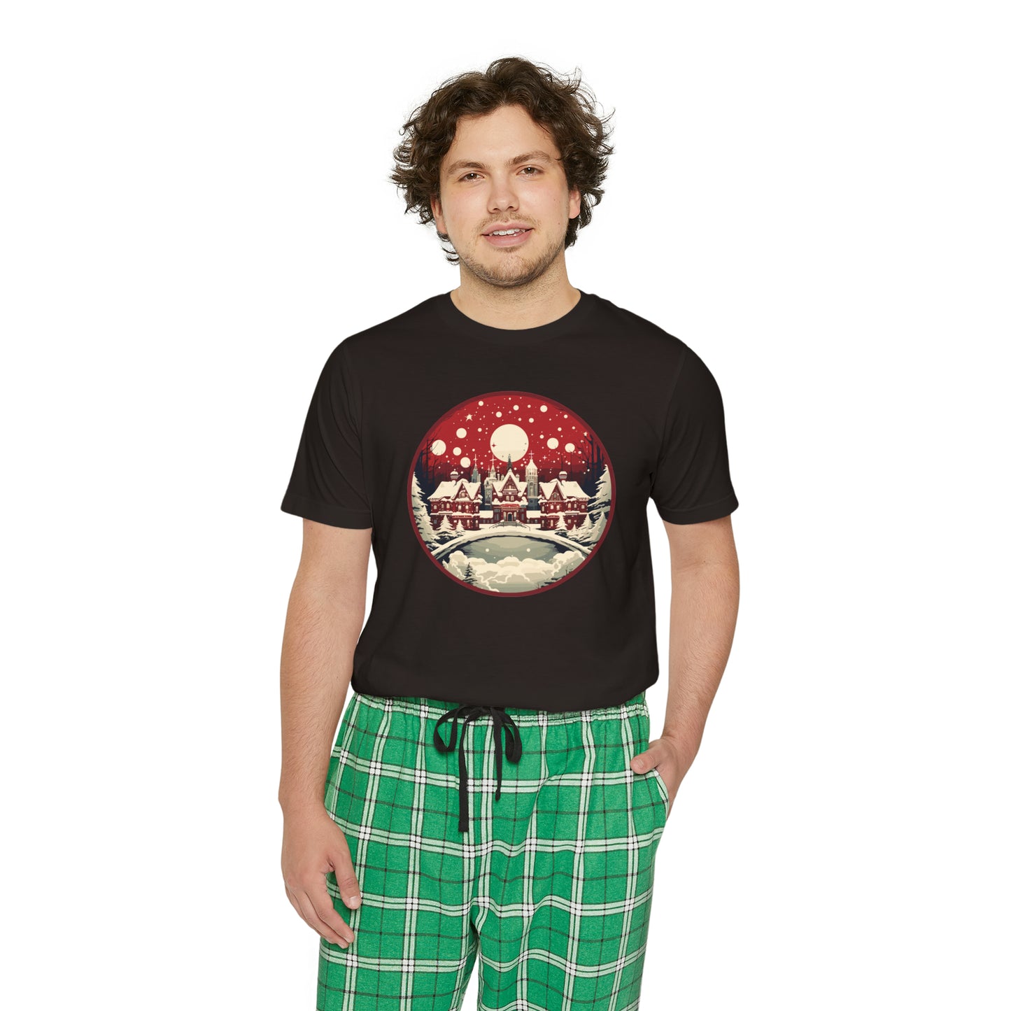 Christmas Men's Short Sleeve Pajama Set