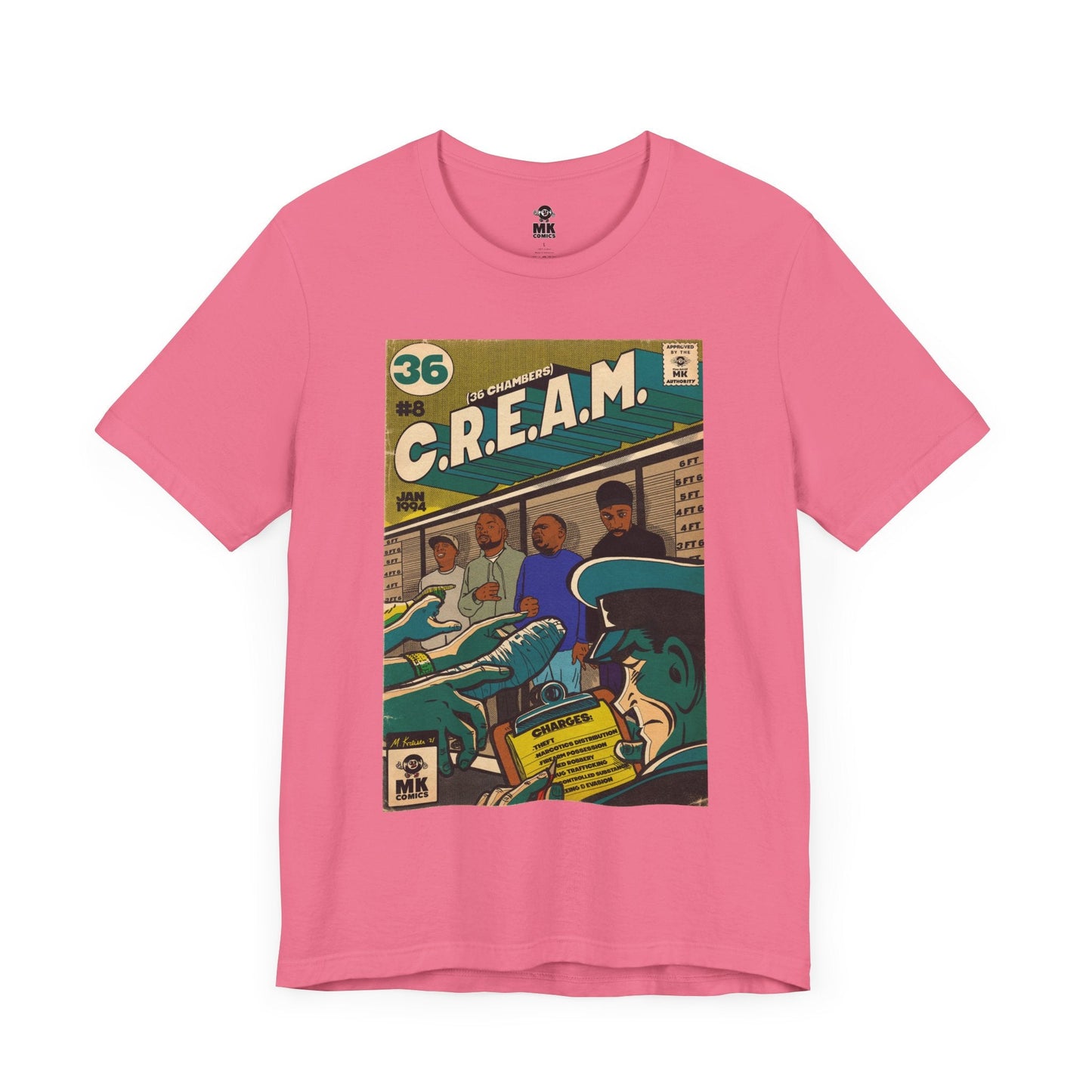 Unisex Jersey Short Sleeve Tee C.R.E.A.M
