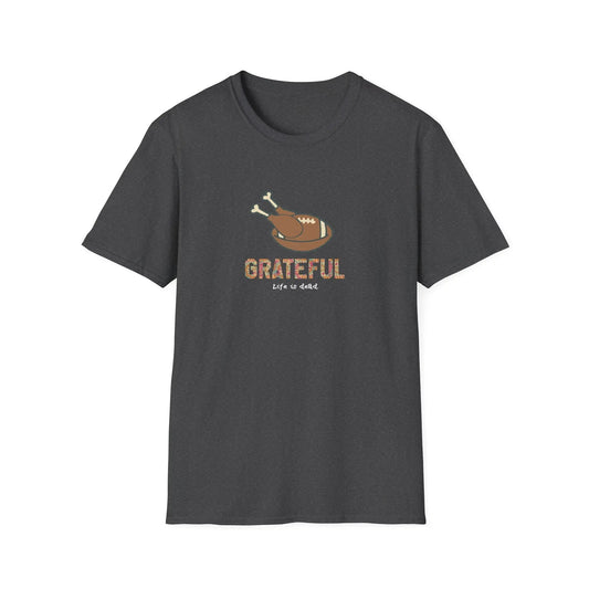 GRATEFUL Tie Dye Thanksgiving T-Shirt Life is Dead