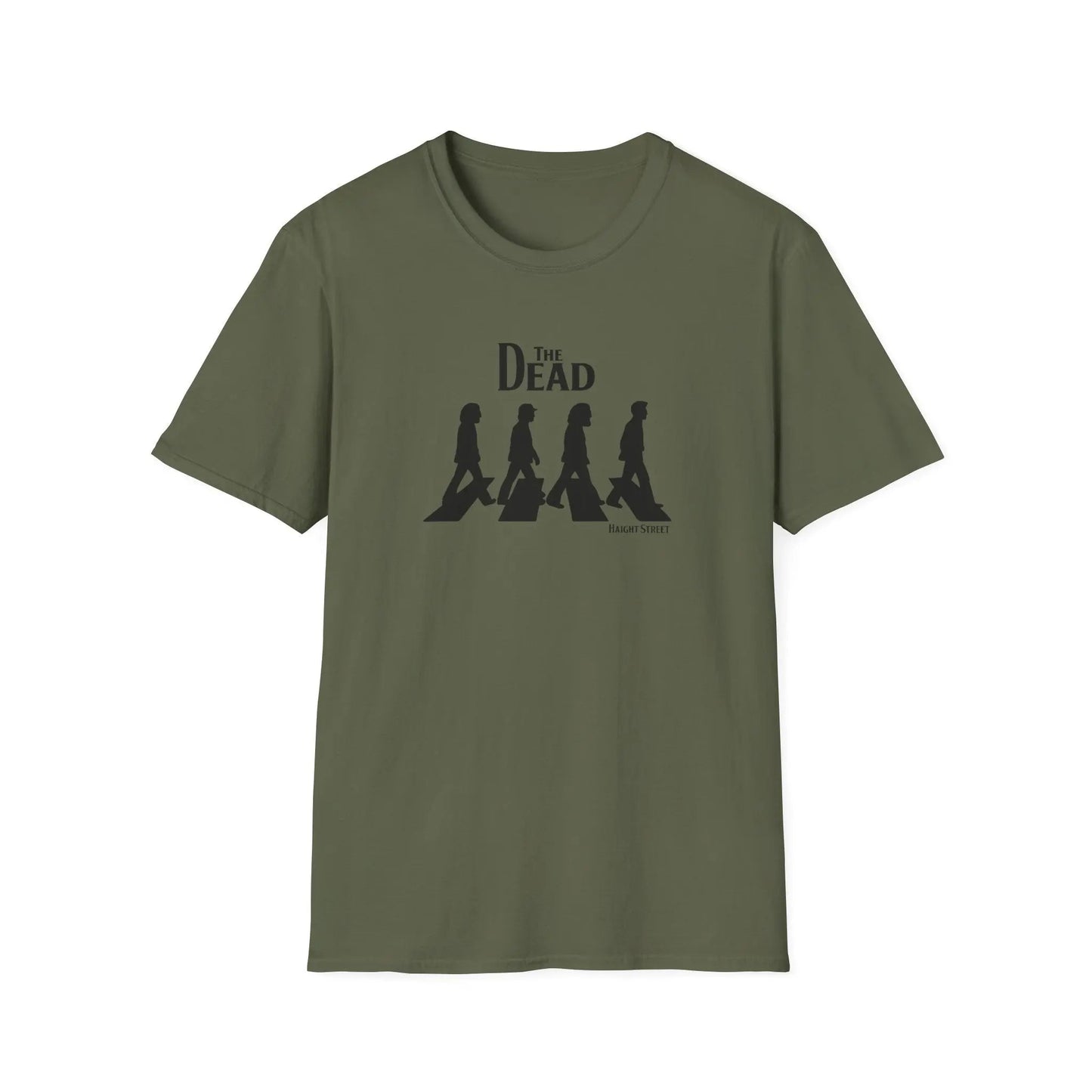 Jerry Road Haight Street Crosswalk Silhouettes T-Shirt