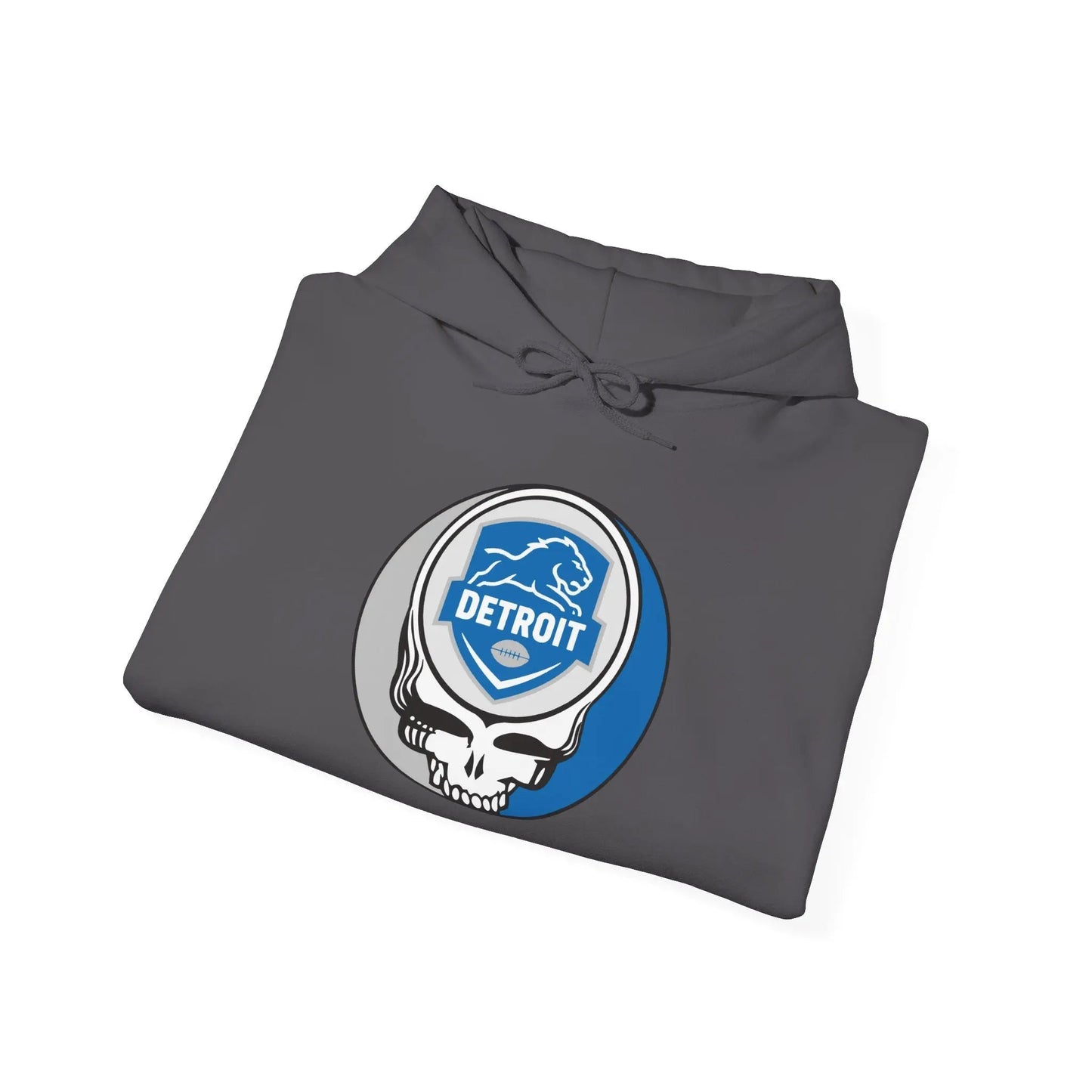 Detroit Lions Stealie Grateful Dead Hooded Sweatshirt NFL The Gridiron Collection