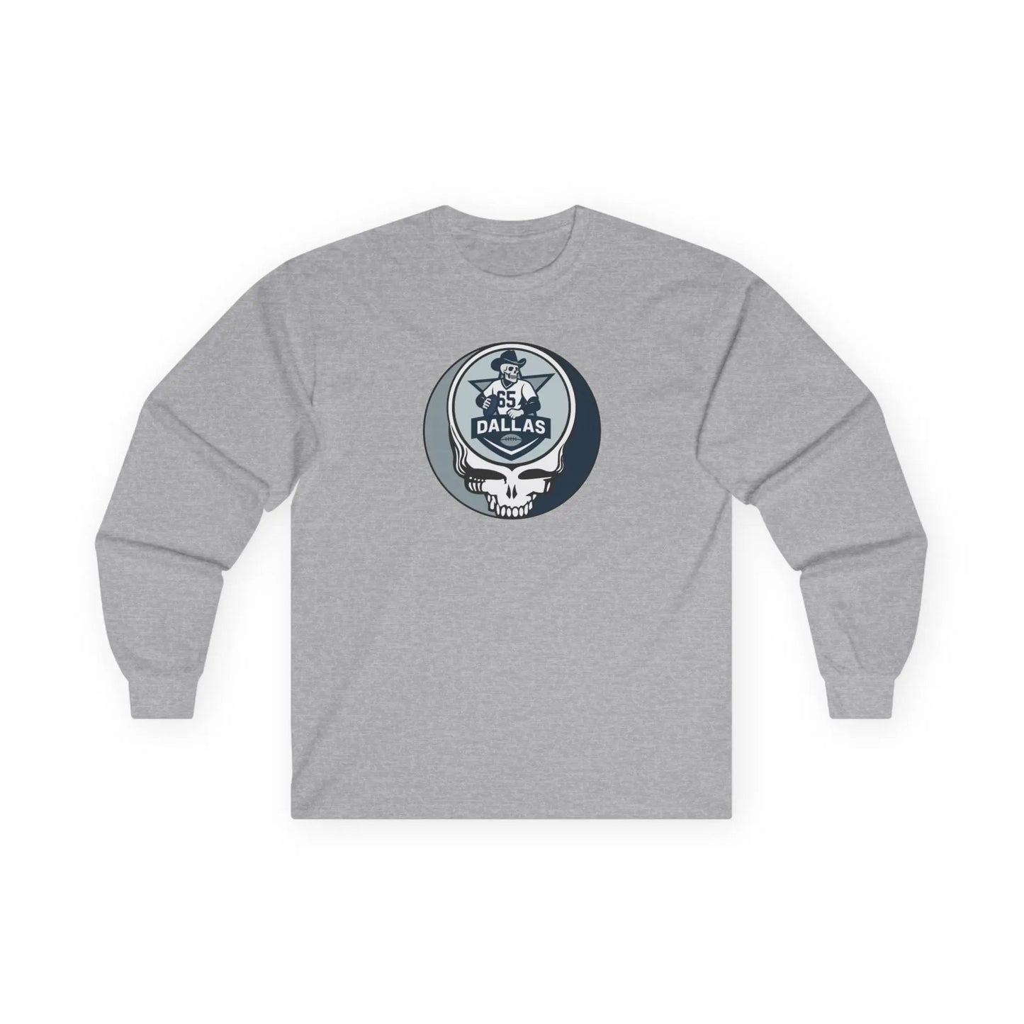 Grateful Dead Ultra-Cotton Long Sleeve Tee Dallas Edition The Gridiron Collection