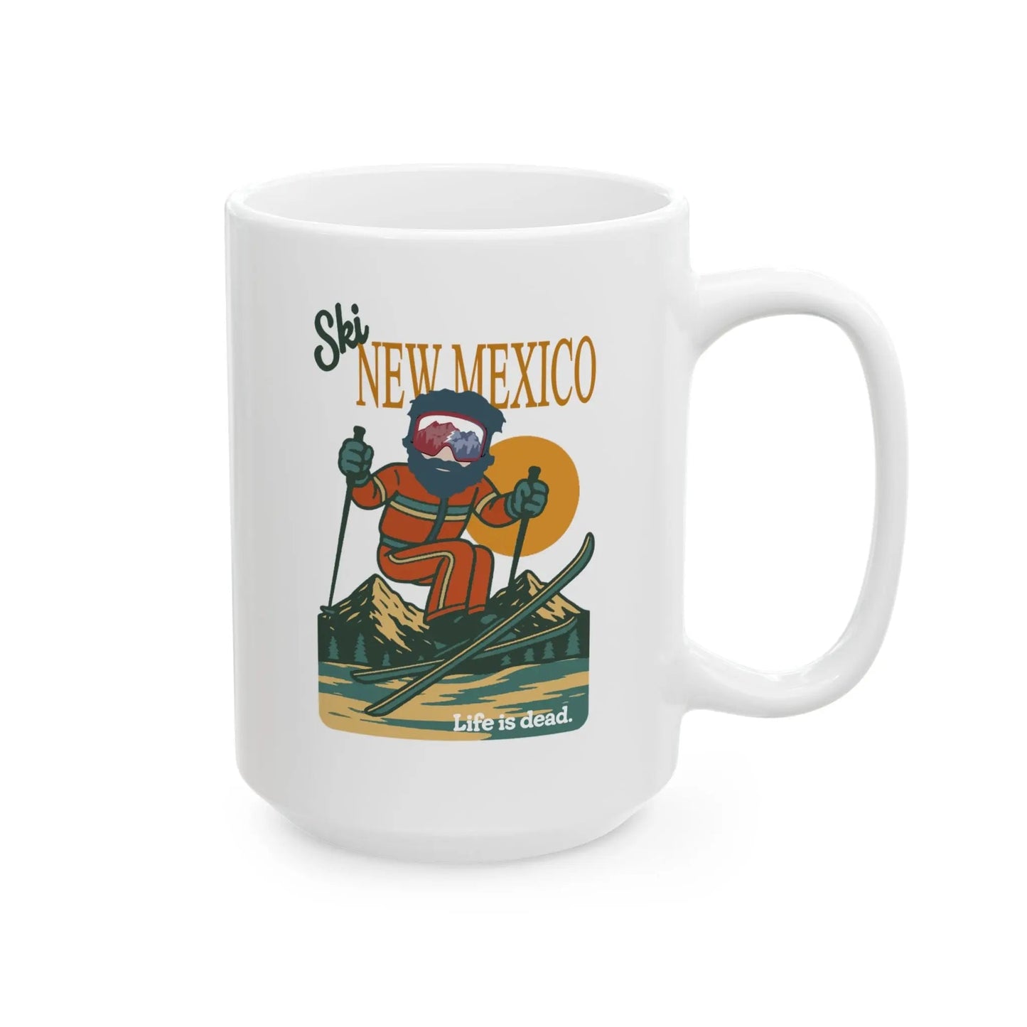 Ski New Mexico 15oz Ceramic Mug