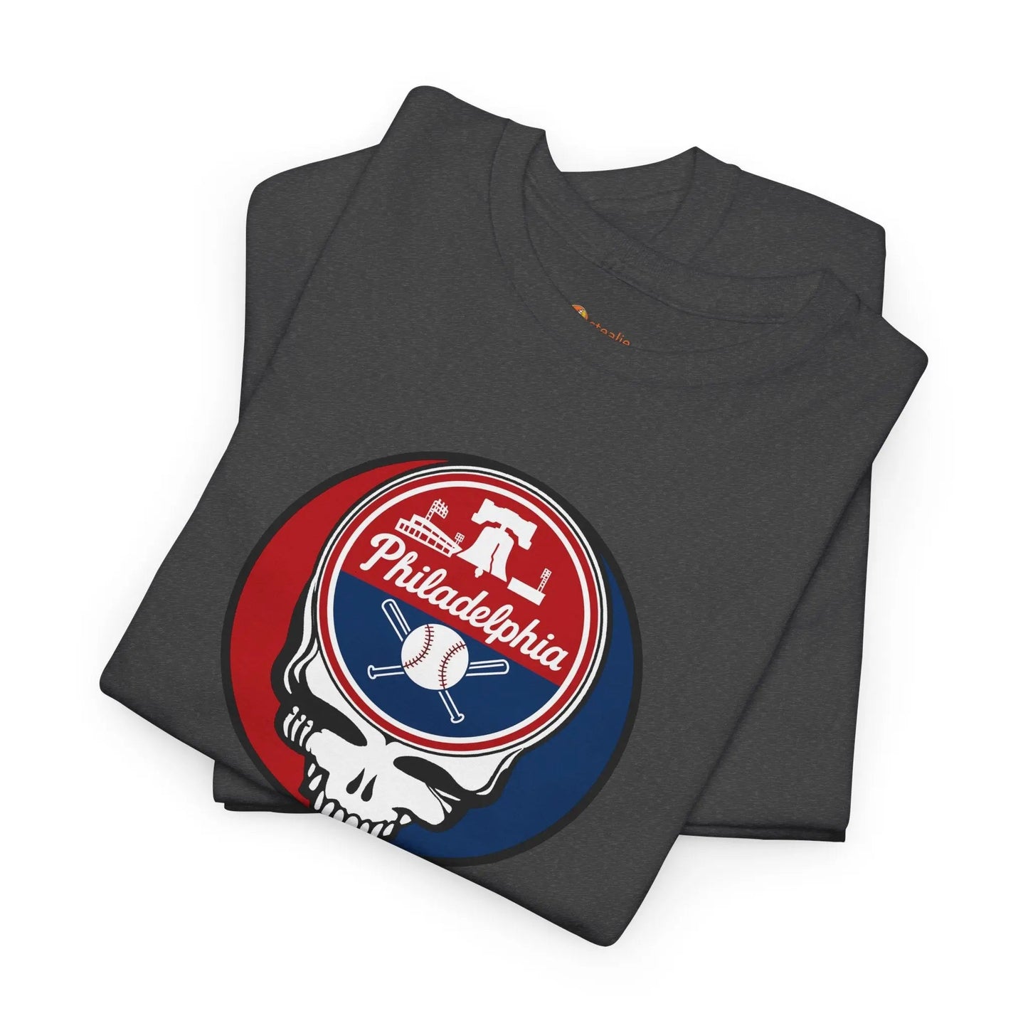 Philadelphia Phillies Grateful Dead Steal Your Face T-Shirt Ballpark Collection MLB