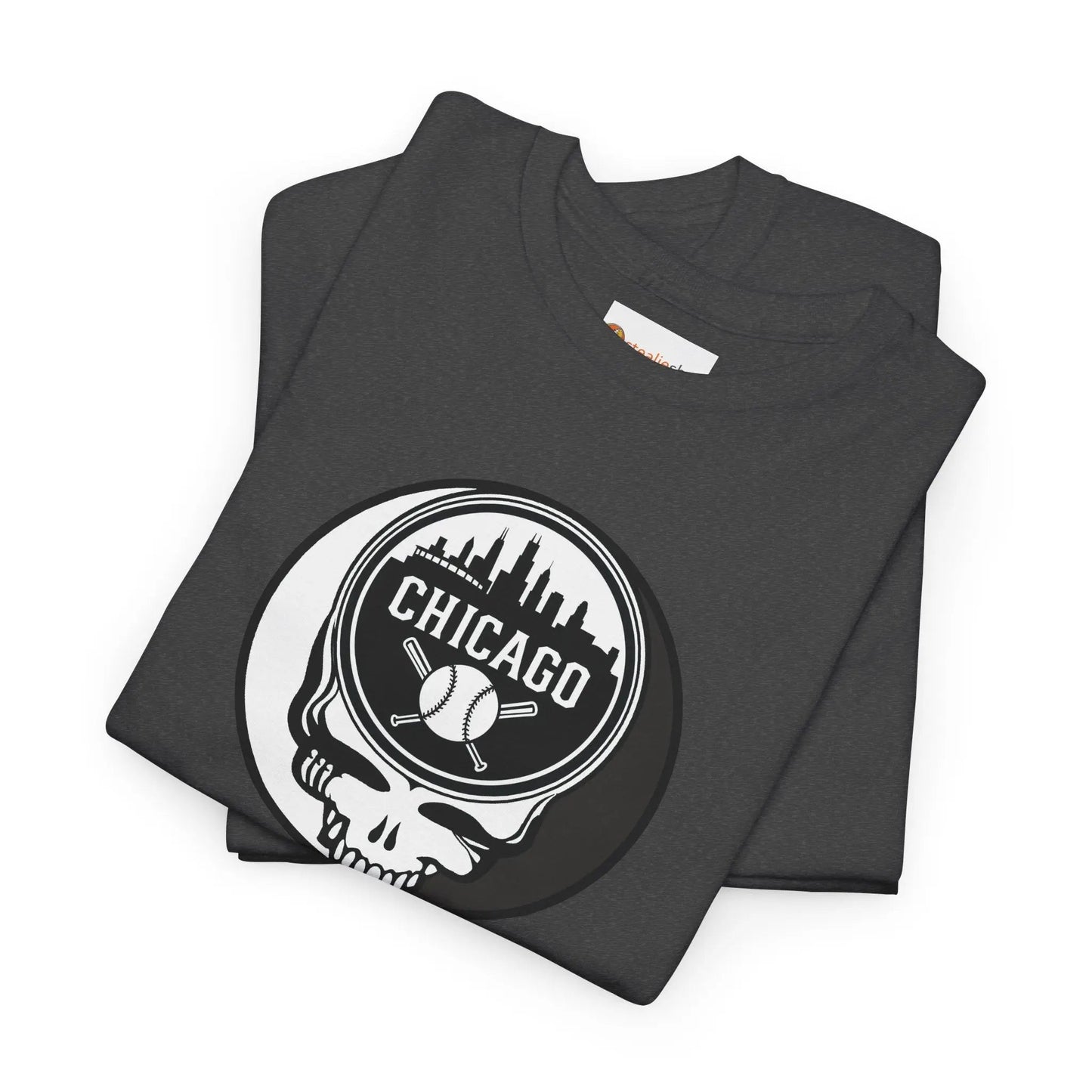 Grateful Dead Steal Your Face Chicago Baseball Edition T-Shirt The Ballpark Collection