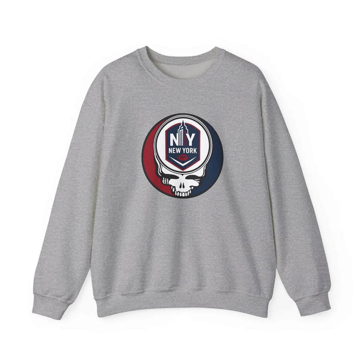 New York Giants Grateful Dead Stealie Crewneck Sweatshirt Medium-Heavy Blend NFL
