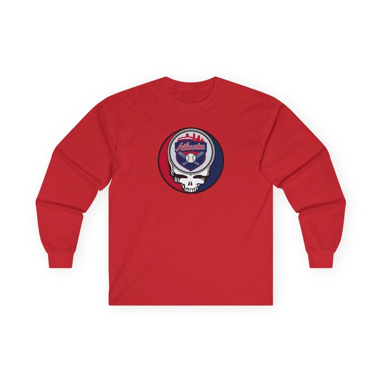 Atlanta Baseball Edition Classic Stealie Long Sleeve Tee Ultra-Cotton MLB