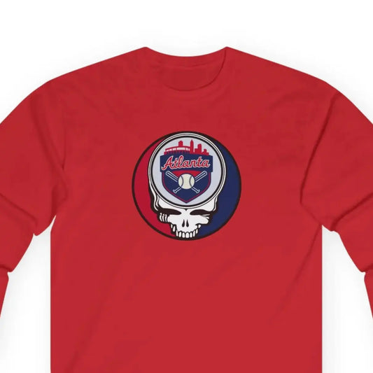 Atlanta Baseball Edition Classic Stealie Long Sleeve Tee Ultra-Cotton MLB