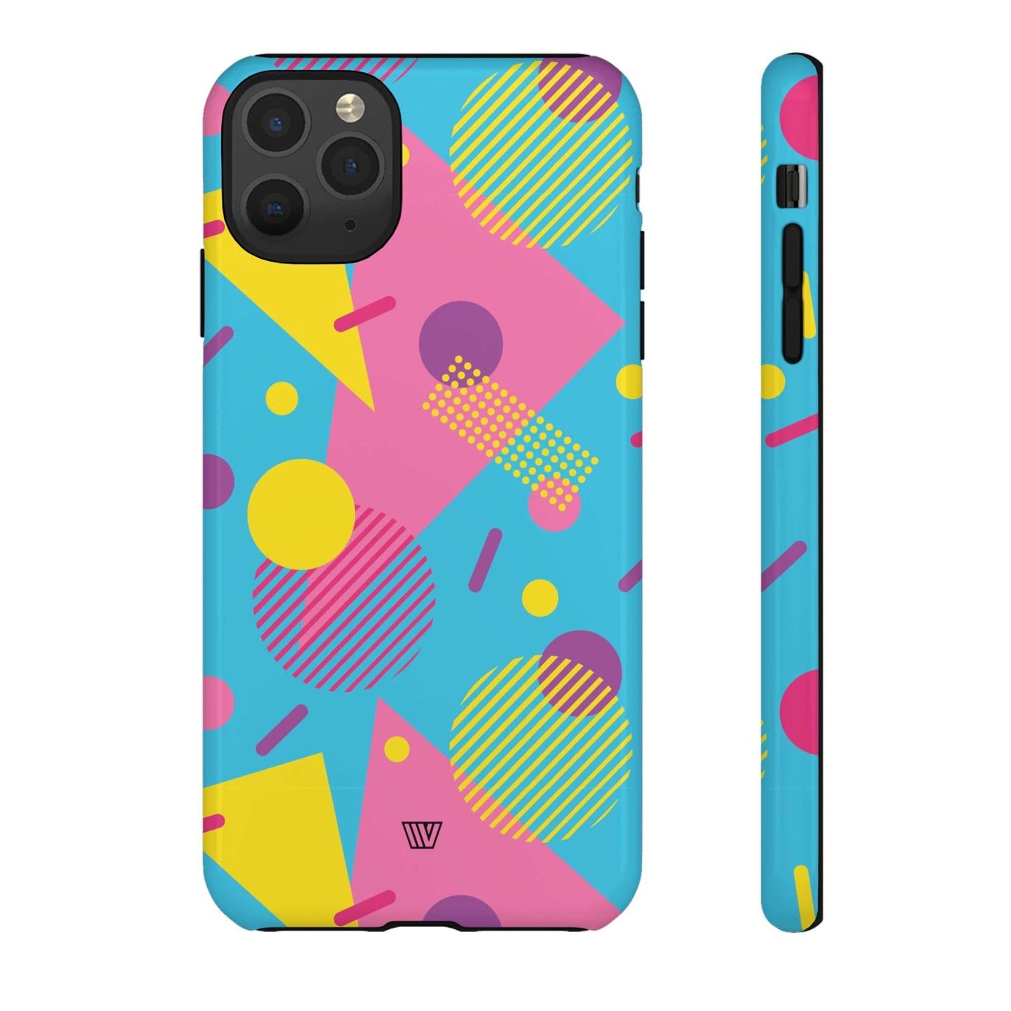 80s / 90s RETRO PATTERN LIGHT BLUE | Tough Phone Case