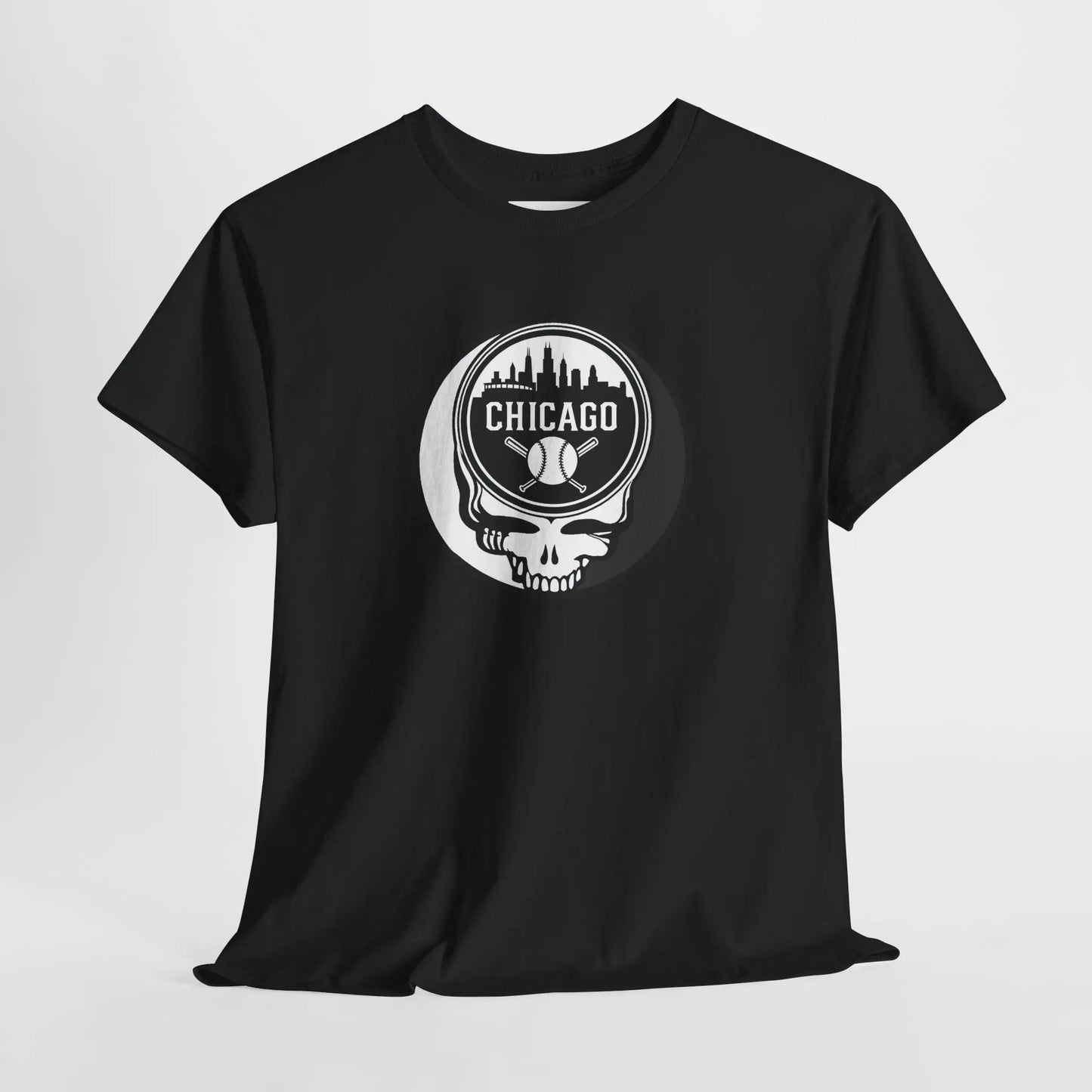 Grateful Dead Steal Your Face Chicago Baseball Edition T-Shirt The Ballpark Collection