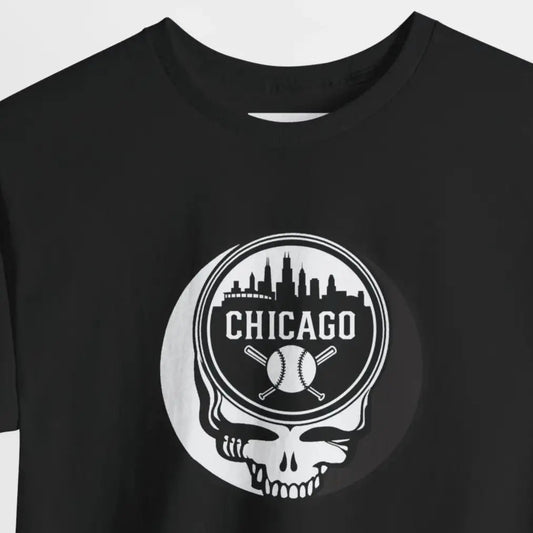 Grateful Dead Steal Your Face Chicago Baseball Edition T-Shirt The Ballpark Collection