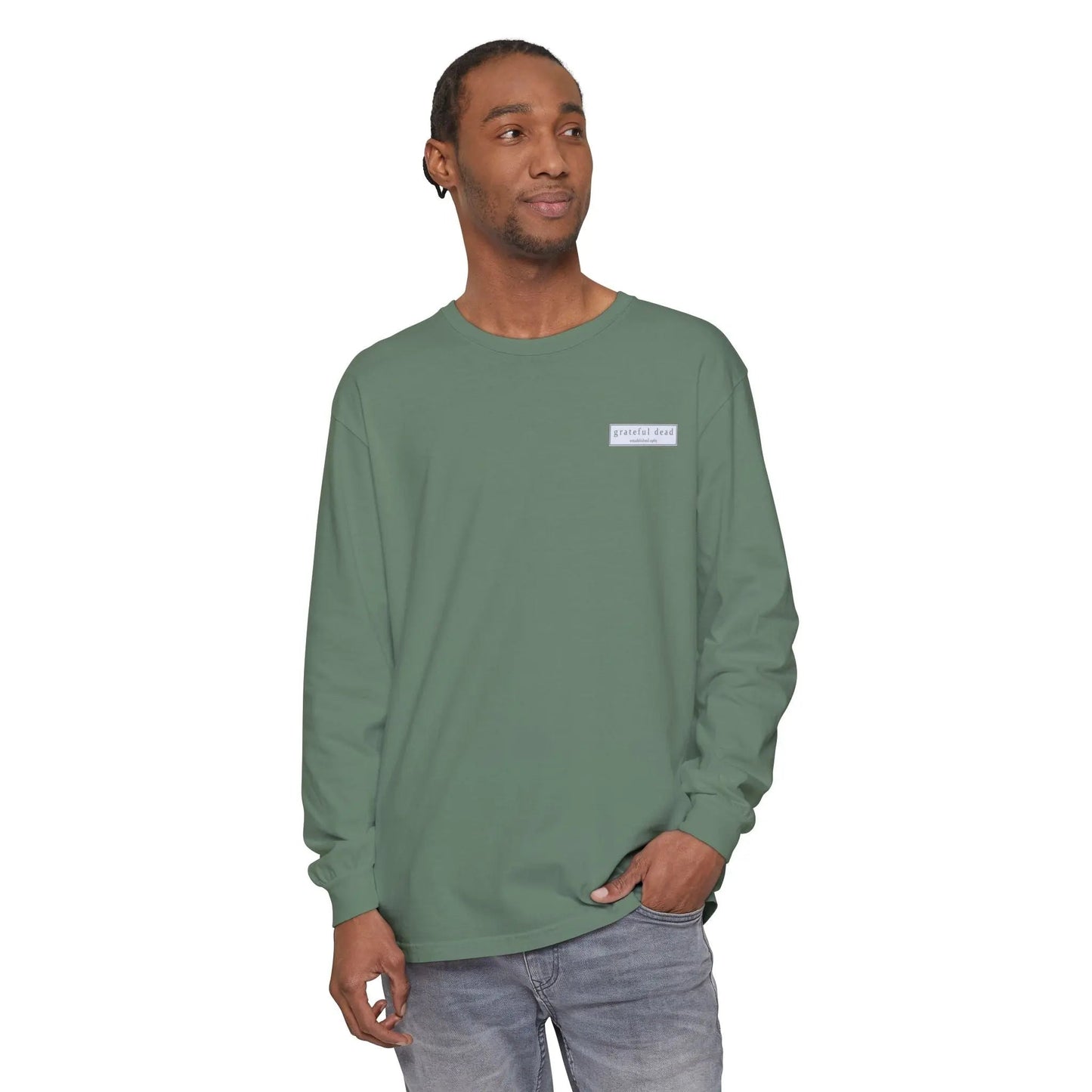 Jerry's Takin' The Bus Garment-dyed Long Sleeve T-Shirt Vineyard Collection