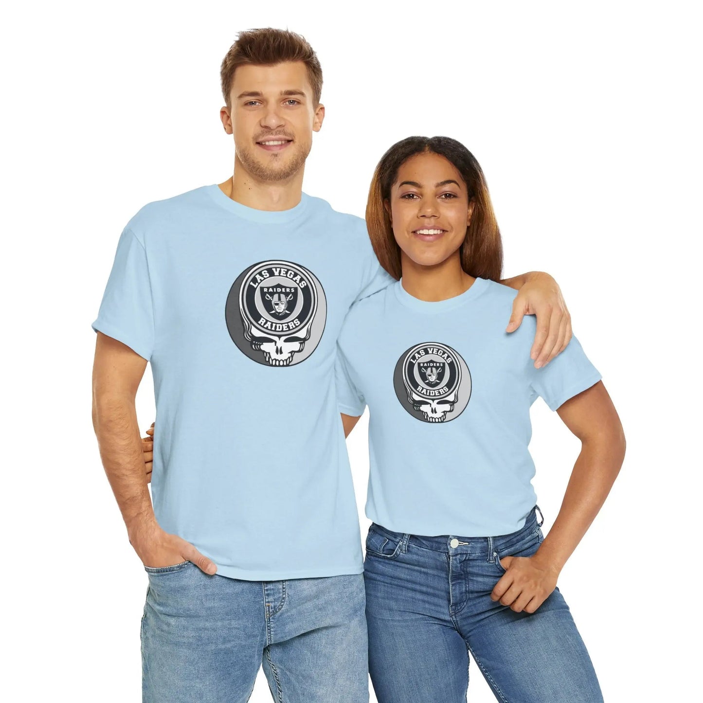 Las Vegas Raiders Steal Your Face T-Shirt Grateful Dead The Gridiron Collection
