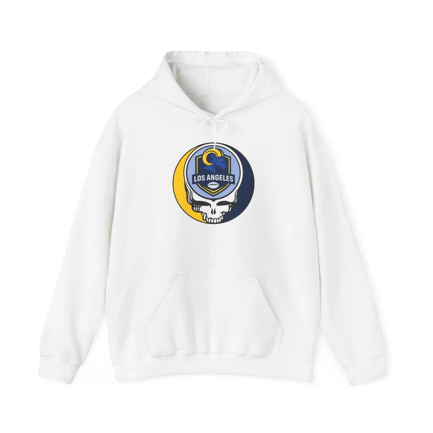 Los Angeles Rams Stealie Grateful Dead Hooded Sweatshirt NFL The Gridiron Collection
