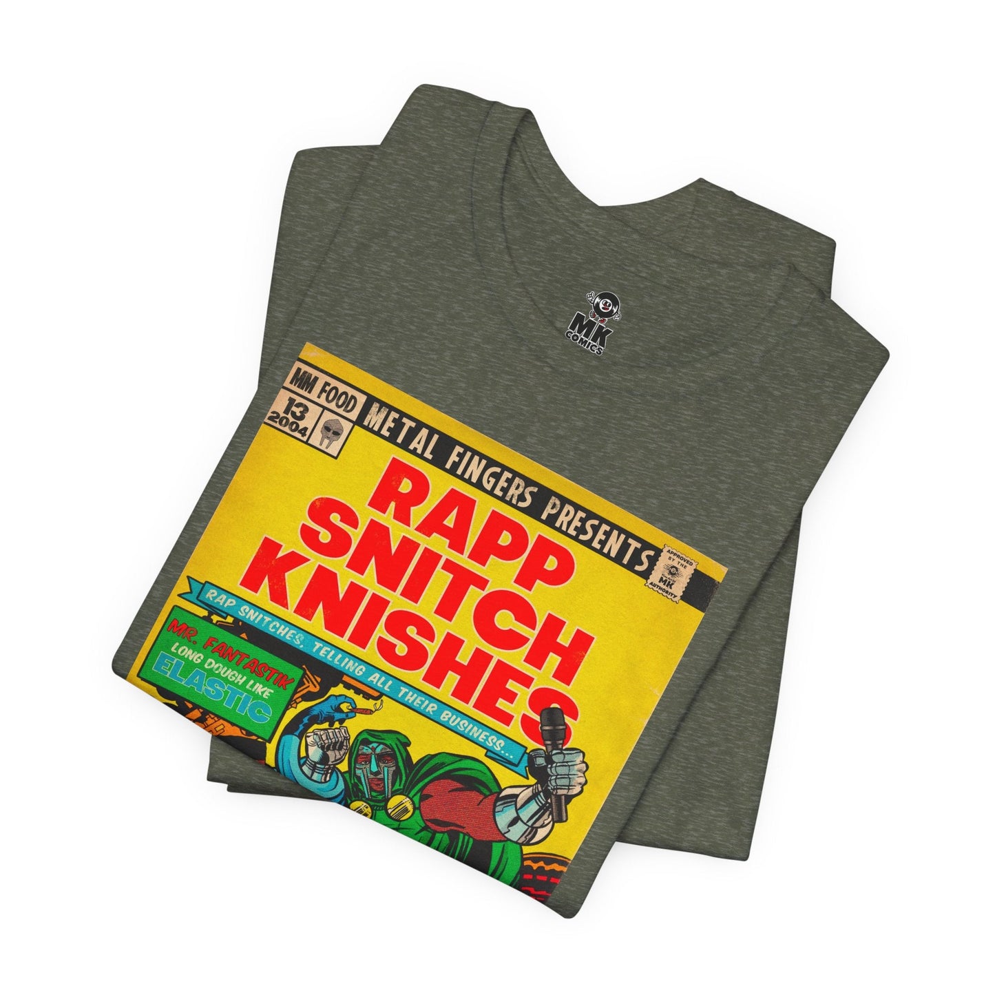 Rapp Snitch Knishes Comic Book Art - Unisex Jersey Short Sleeve Tee