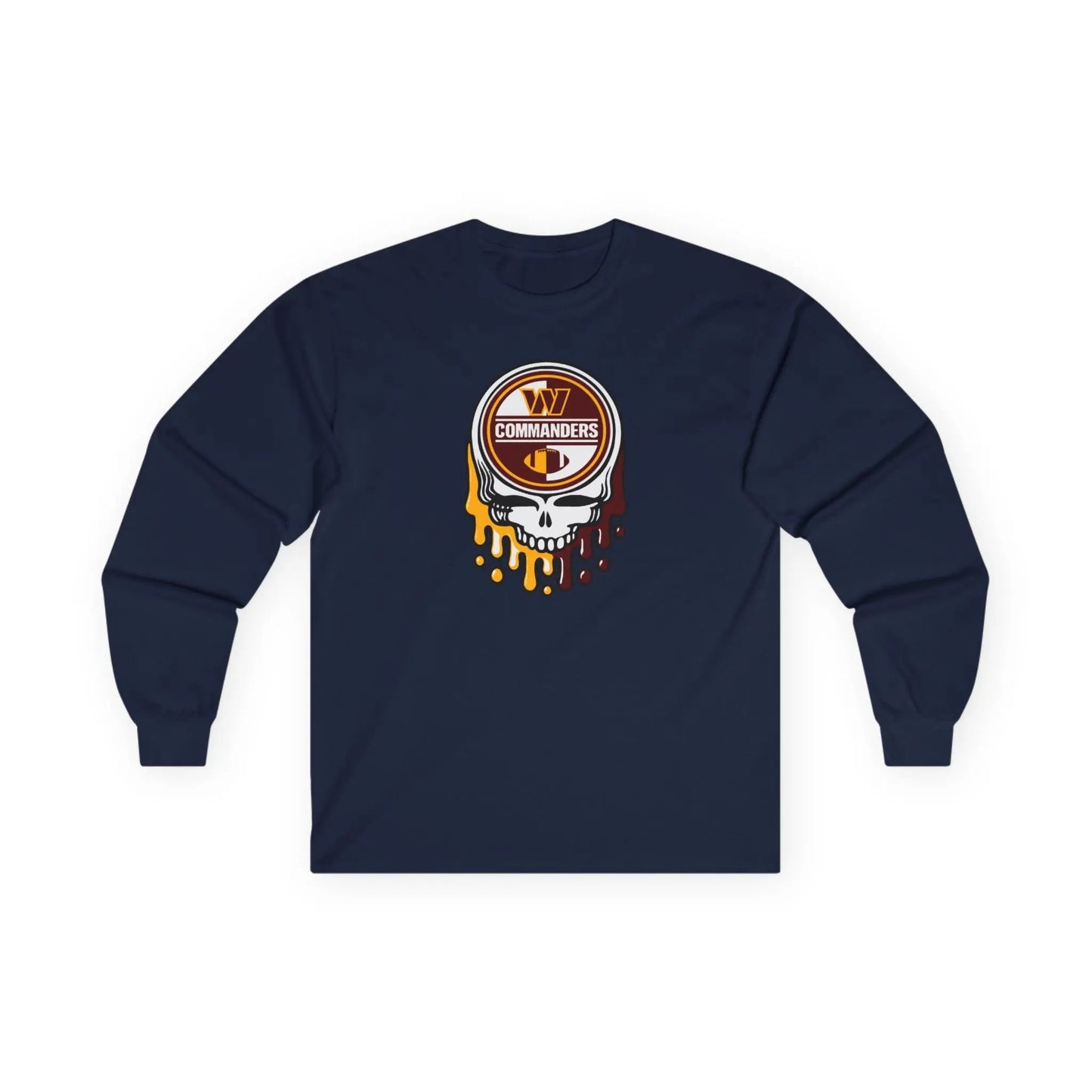Washington Commanders Grateful Dead Ultra-Cotton Long Sleeve Tee The Gridiron Collection