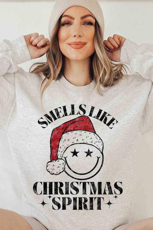 Christmas Spirit Premium Cotton Graphic Sweatshirt