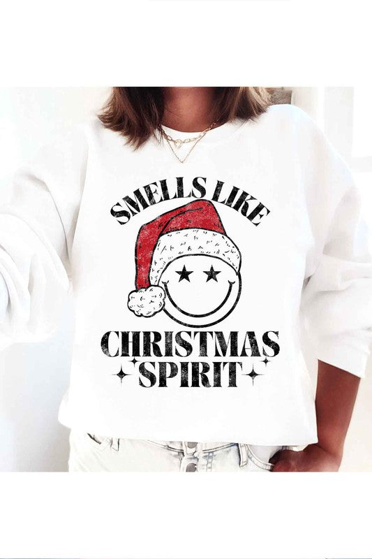 Christmas Spirit Premium Cotton Graphic Sweatshirt