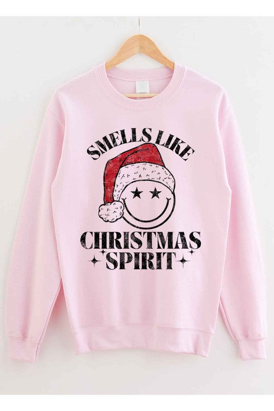 Christmas Spirit Graphic Sweatshirt Plus Size