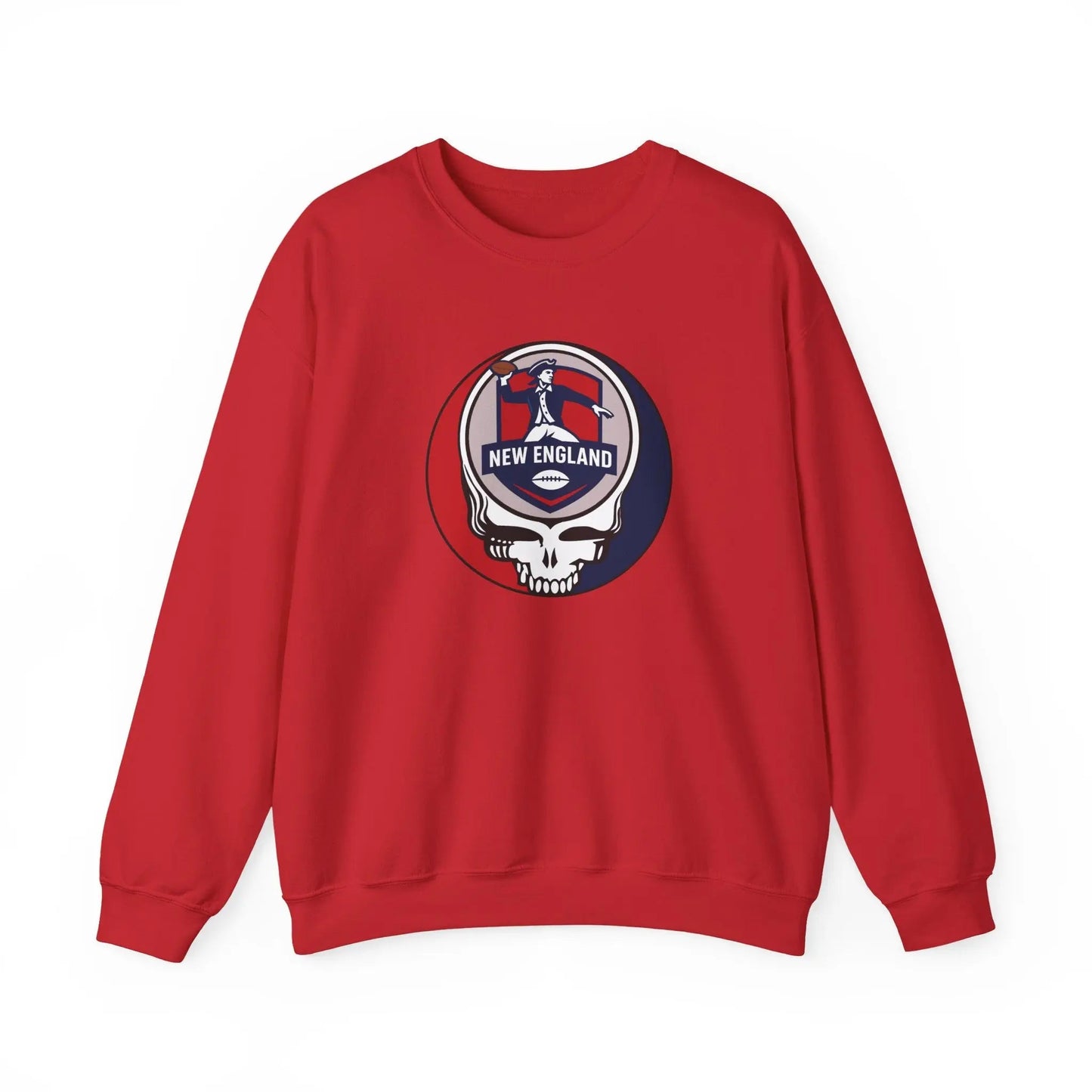 Gridiron Collection New England Stealie Crewneck Sweatshirt Grateful Dead