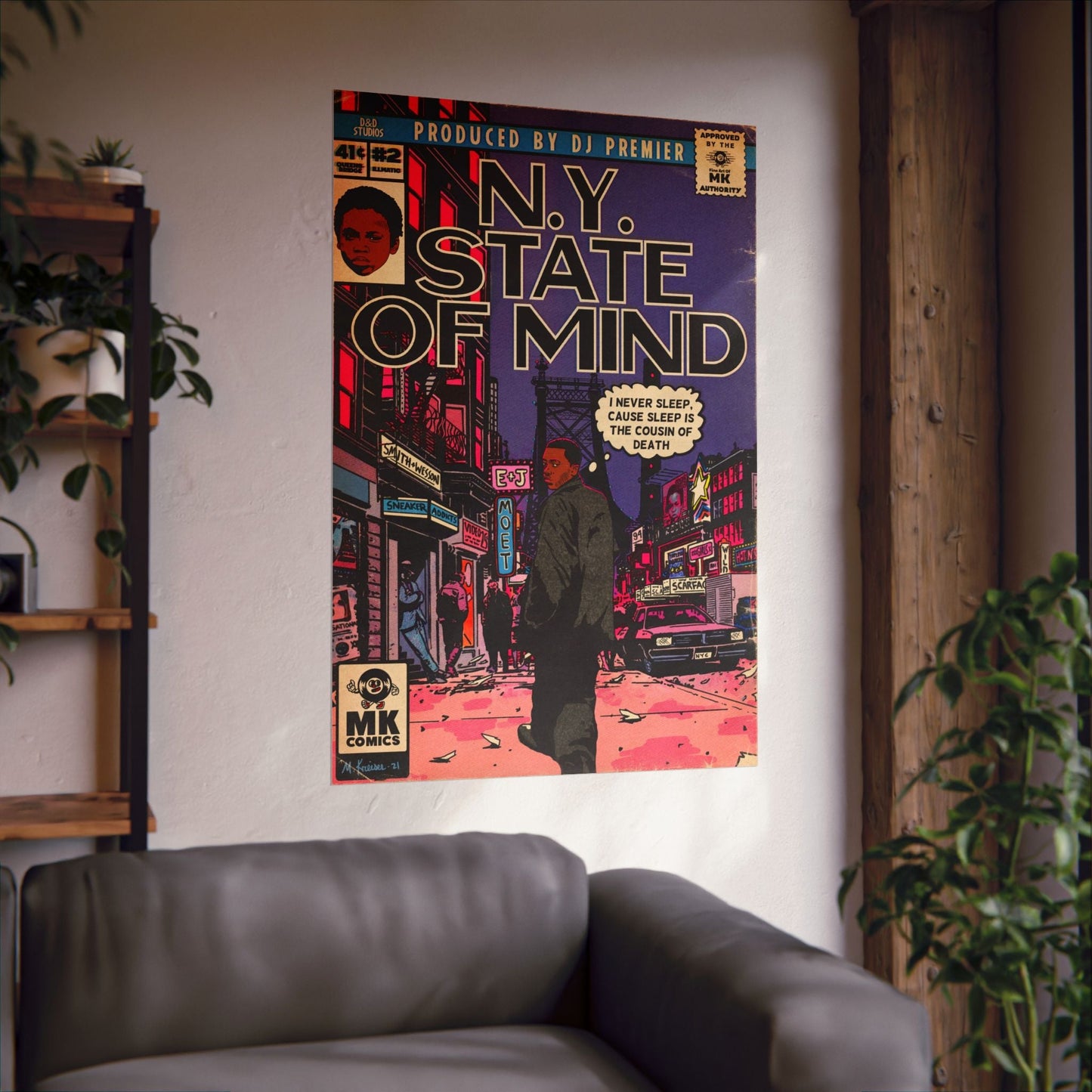 NY State Of Mind - Vertical Matte Poster