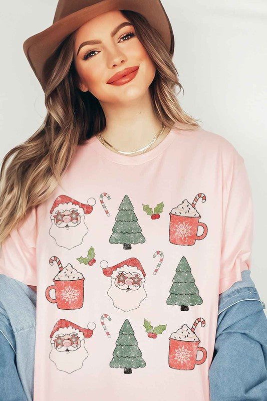 Christmas Graphic Plus Size Tee T-Shirt