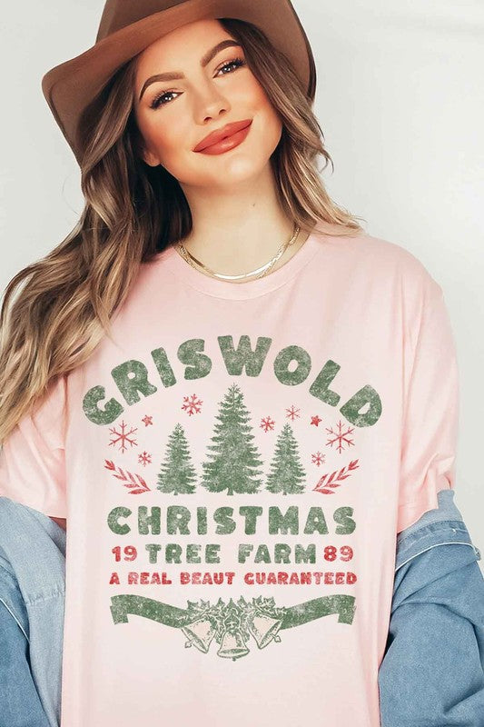 Christmas Tree Farm Graphic Tee Classic Fit T-Shirt