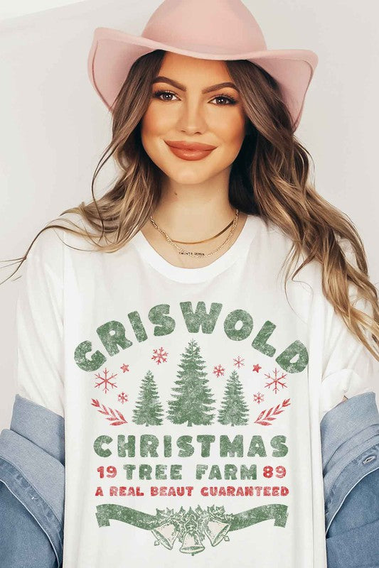 Christmas Tree Farm Graphic Tee Classic Fit T-Shirt
