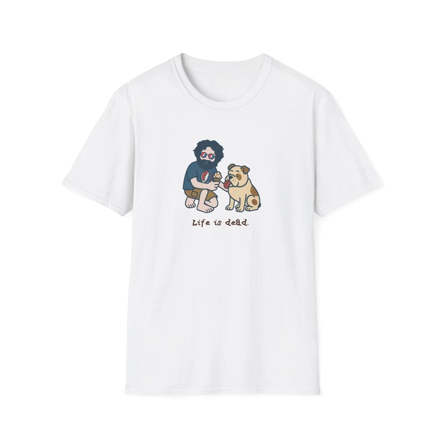 Life is dead Grateful Dead T-Shirt Jerry and Frank are Sharin'