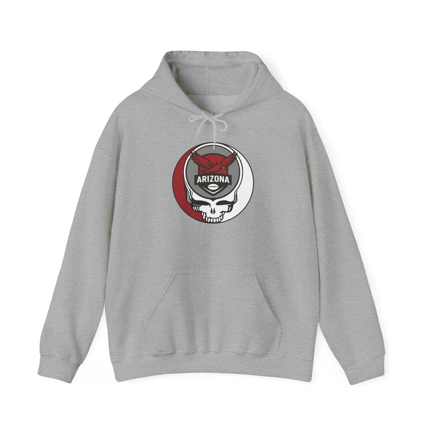 Arizona Cardinals Stealie Grateful Dead Hooded Sweatshirt NFL The Gridiron Collection