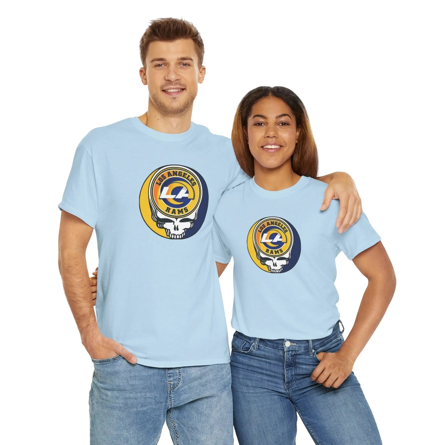 Los Angeles Rams Steal Your Face T-Shirt Grateful Dead The Gridiron Collection