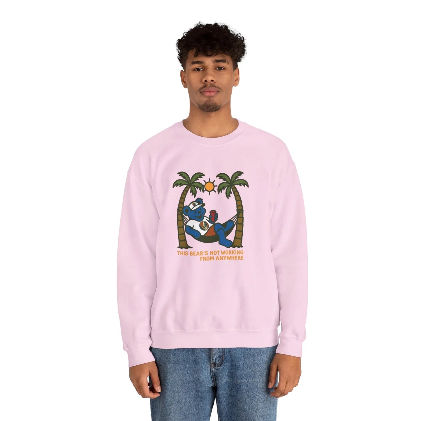 Crewneck Sweatshirt Heavy Blend Unisex Life is dead