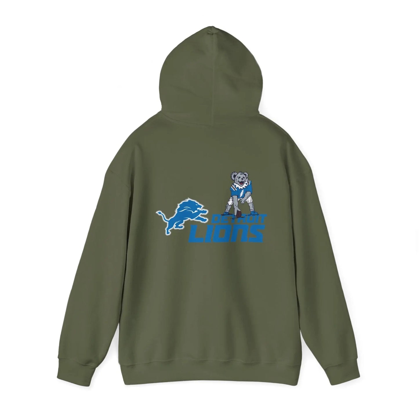 Detroit Lions Dancing Bear Two-Sided Unisex Hoodie The Gridiron Collection