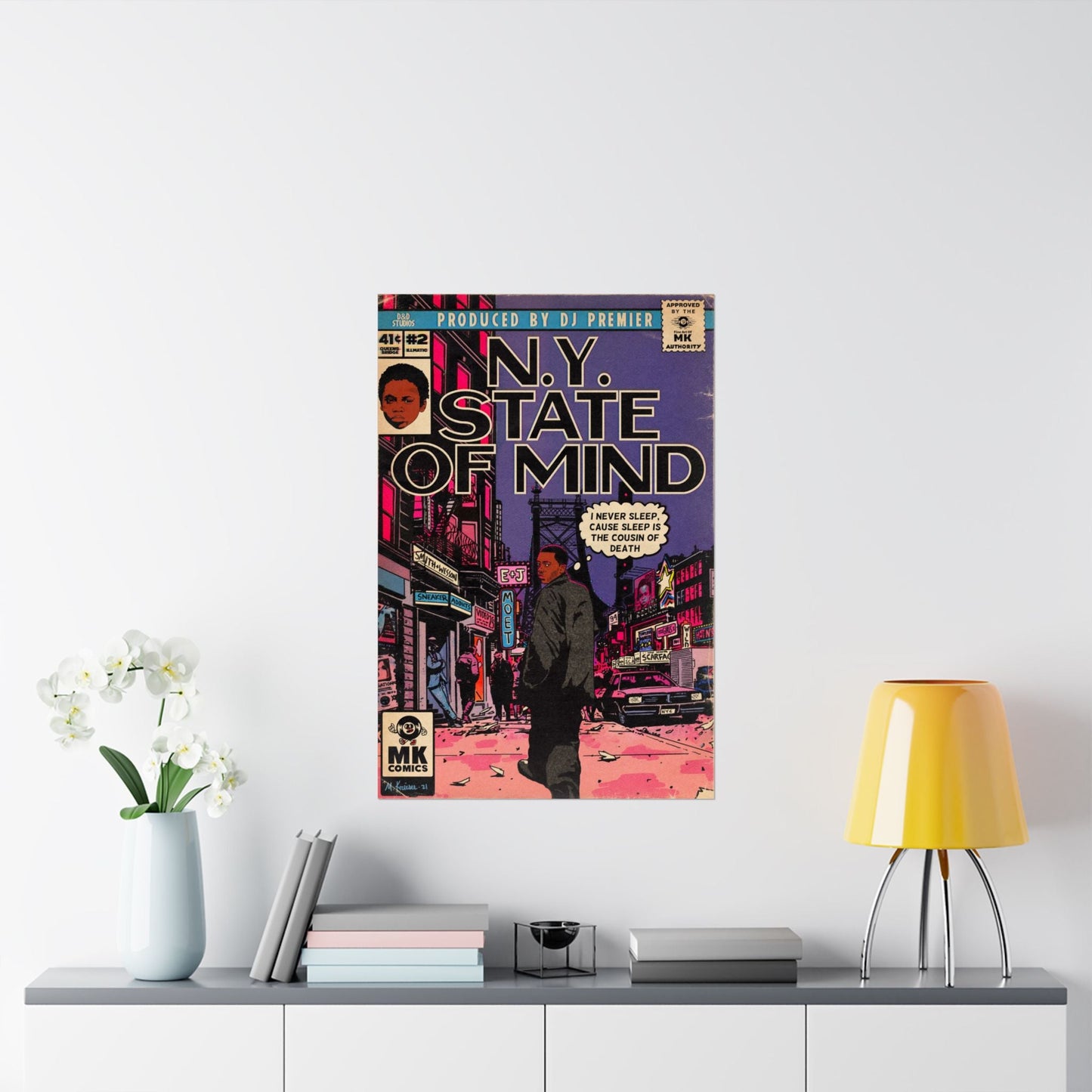 NY State Of Mind - Vertical Matte Poster