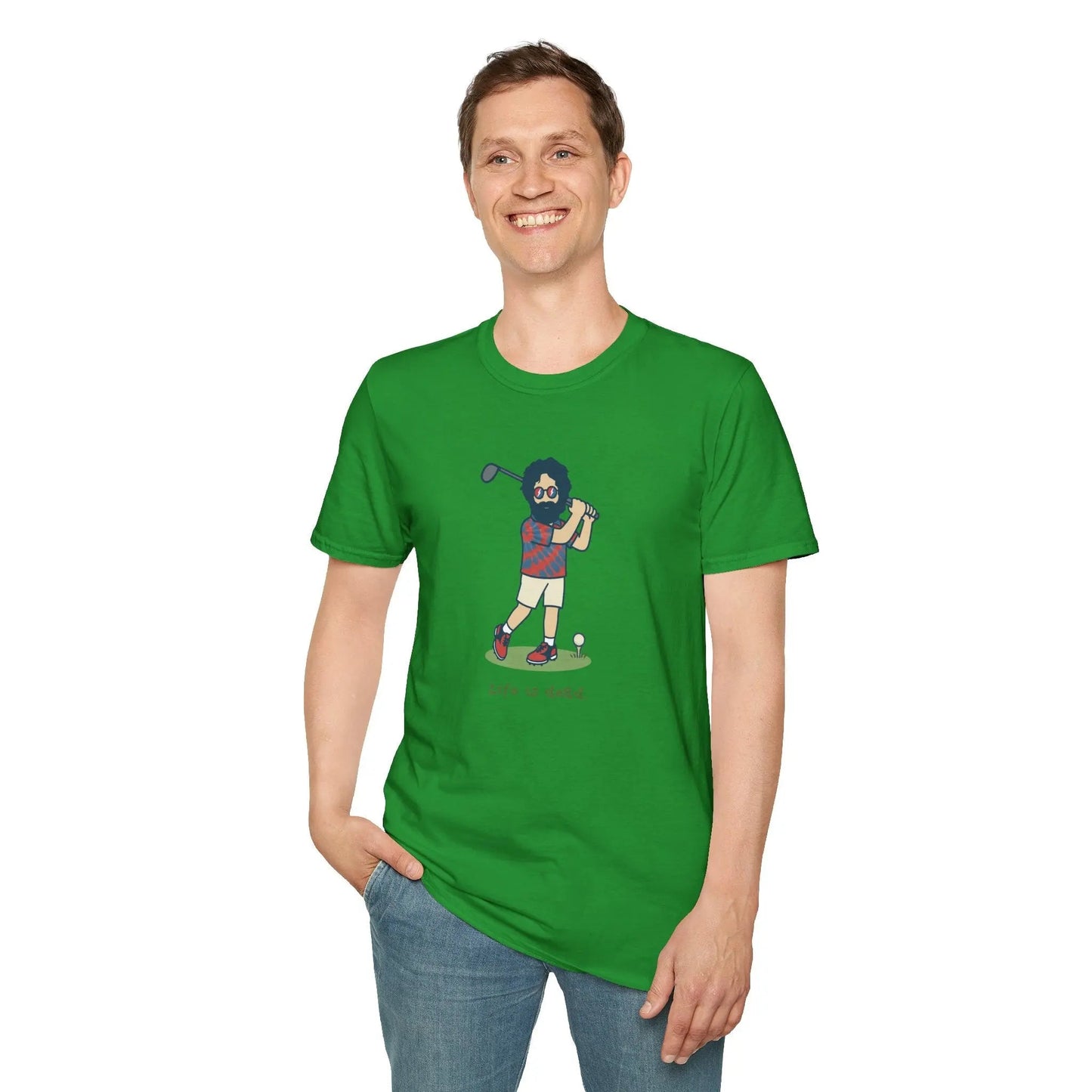 Life is Dead Golfing Jerry T-Shirt Grateful Dead