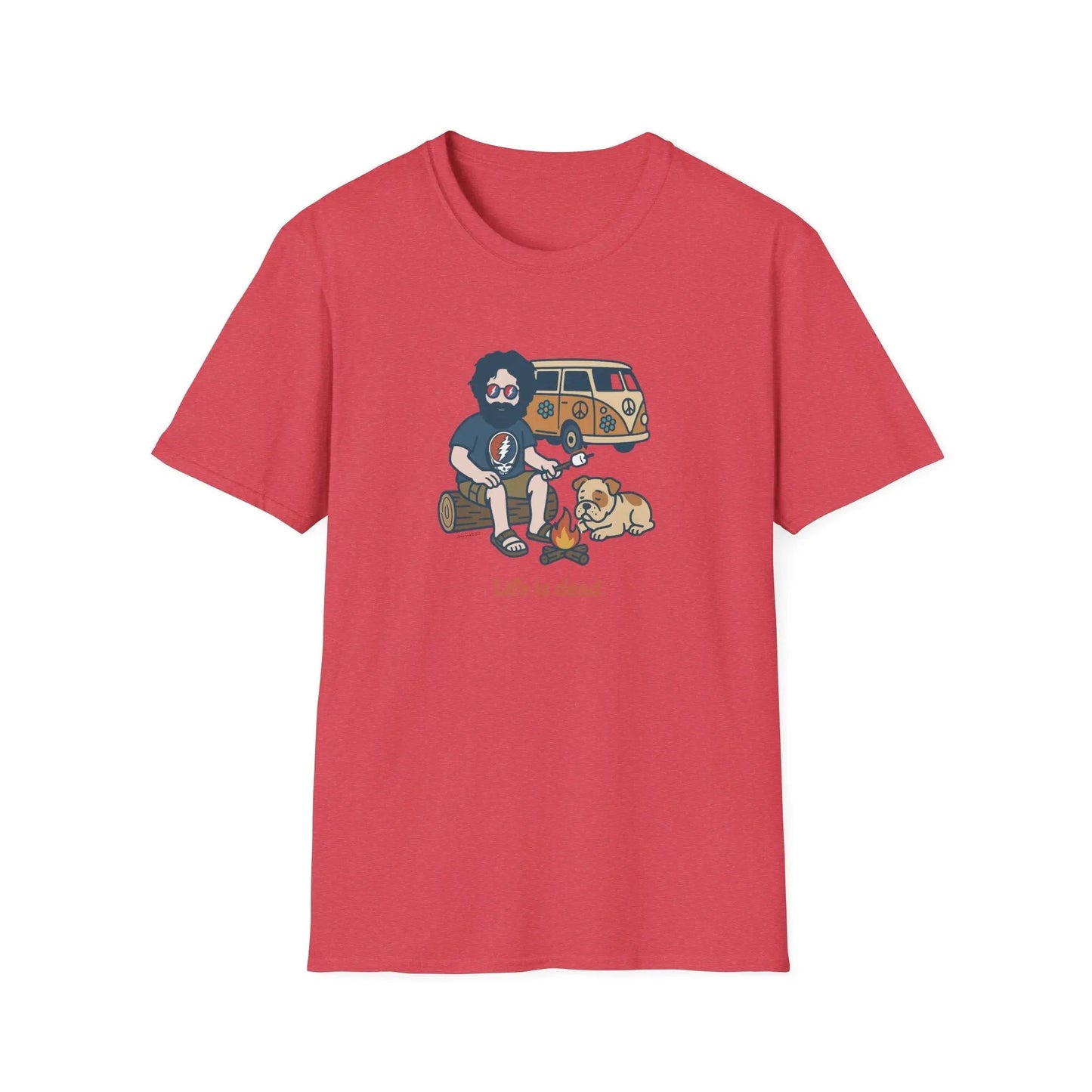 Grateful Dead Life is Dead Soft-Style T-Shirt Campin' Jerry