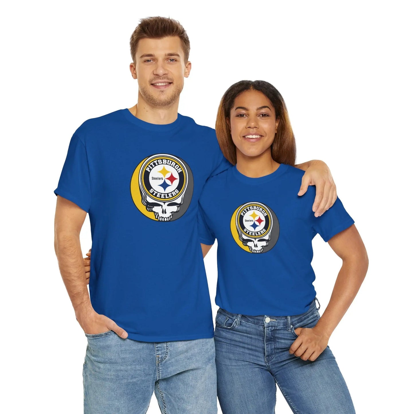 Pittsburgh Steelers Steal Your Face T-Shirt Grateful Dead The Gridiron Collection