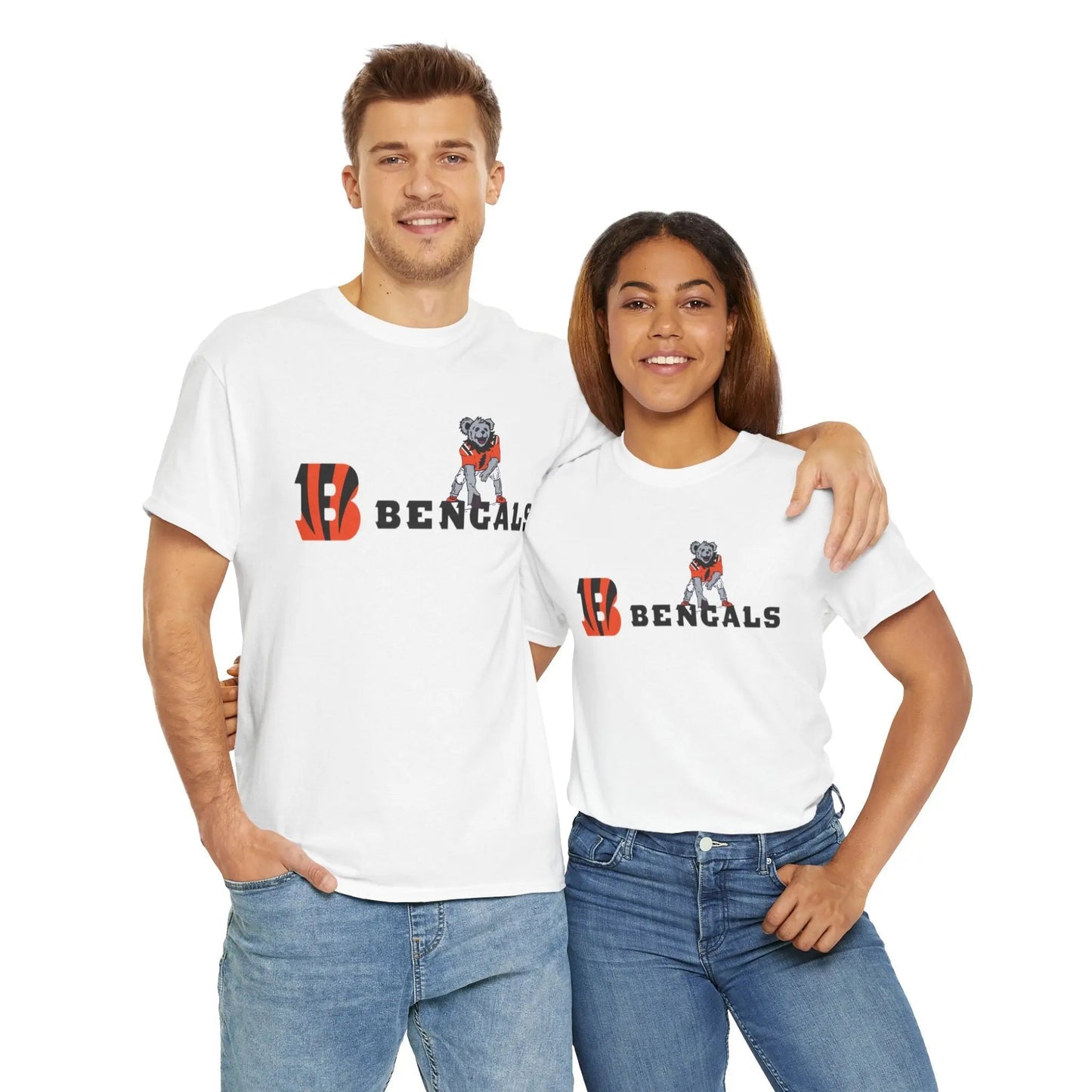 Cincinnati Bengals Dancing Bear Grateful Dead T-Shirt The Gridiron Collection