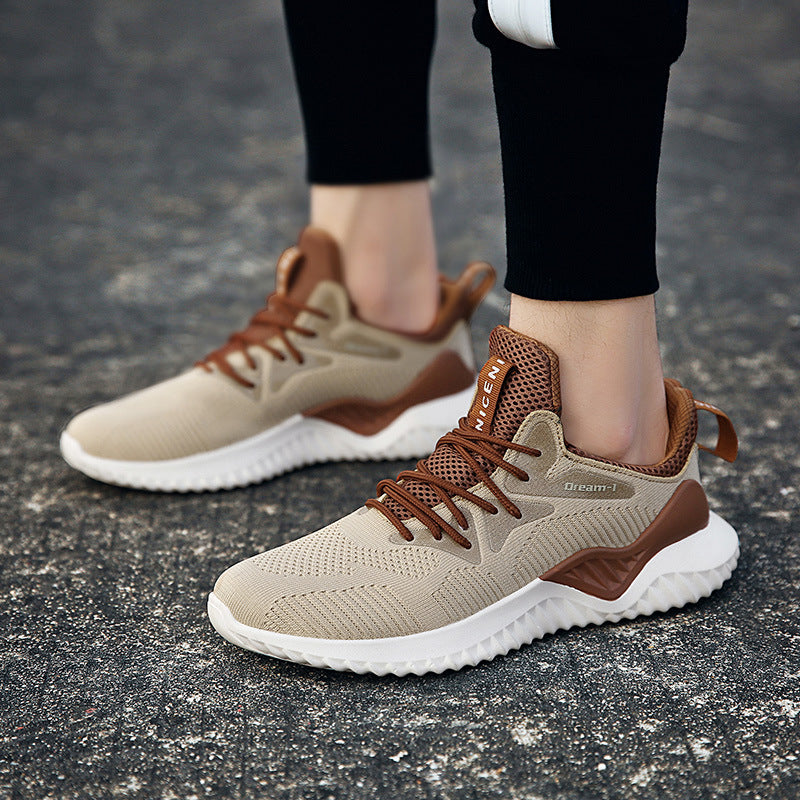 Student breathable running shoes lightweight running shoes Stepique