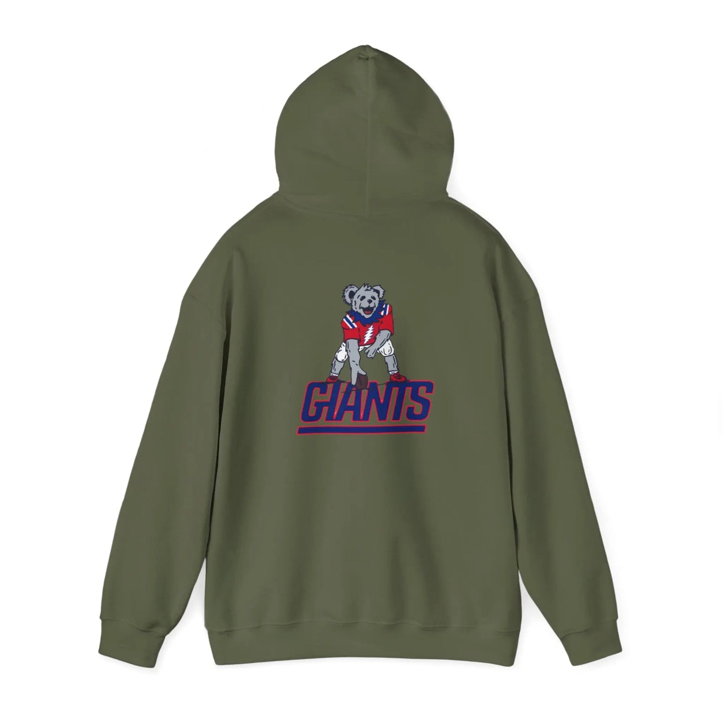 New York Giants Dancing Bear Unisex Hoodie Two-Sided The Gridiron Collection