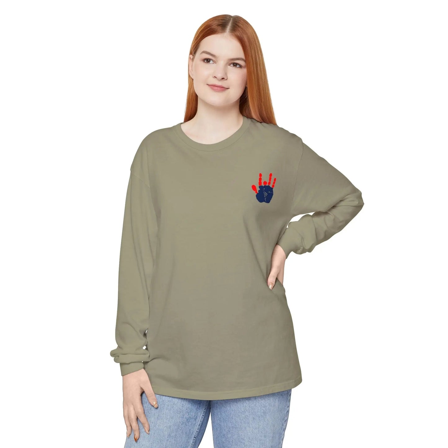 Jerry's Hand Garment-dyed Long Sleeve T-Shirt Vineyard Collection
