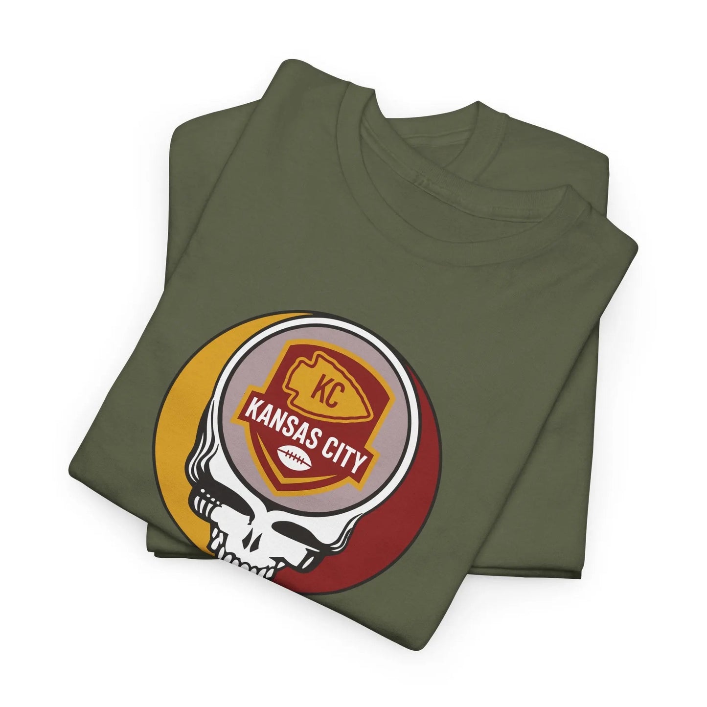 Kansas City Chiefs Stealie Unisex T-Shirt The Gridiron Collection NFL