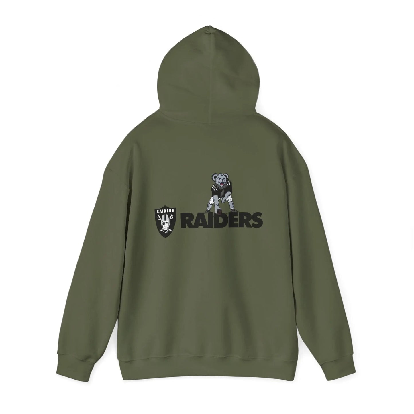 Las Vegas Raiders Dancing Bear Unisex Hoodie Two-Sided The Gridiron Collection