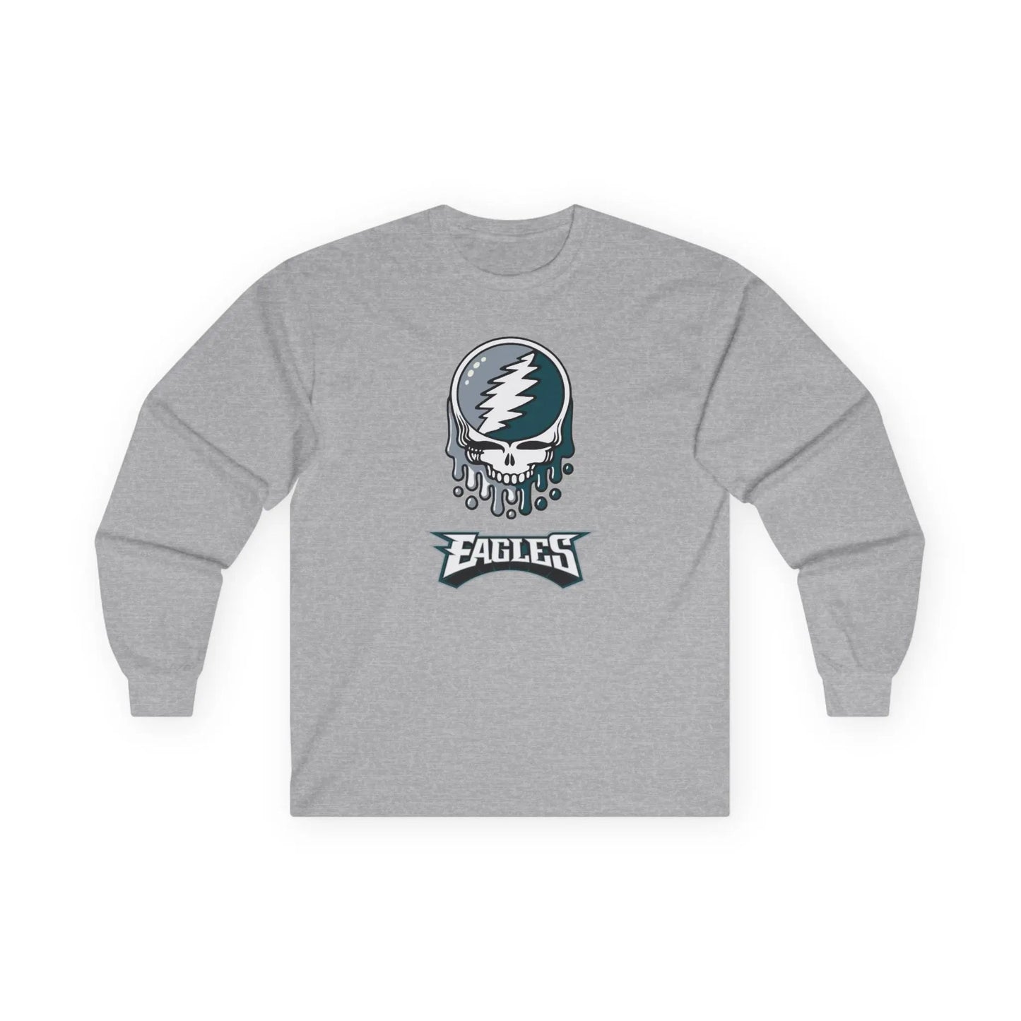 Grateful Dead Ultra-Cotton Long Sleeve Tee Philadelphia Eagles The Gridiron Collection