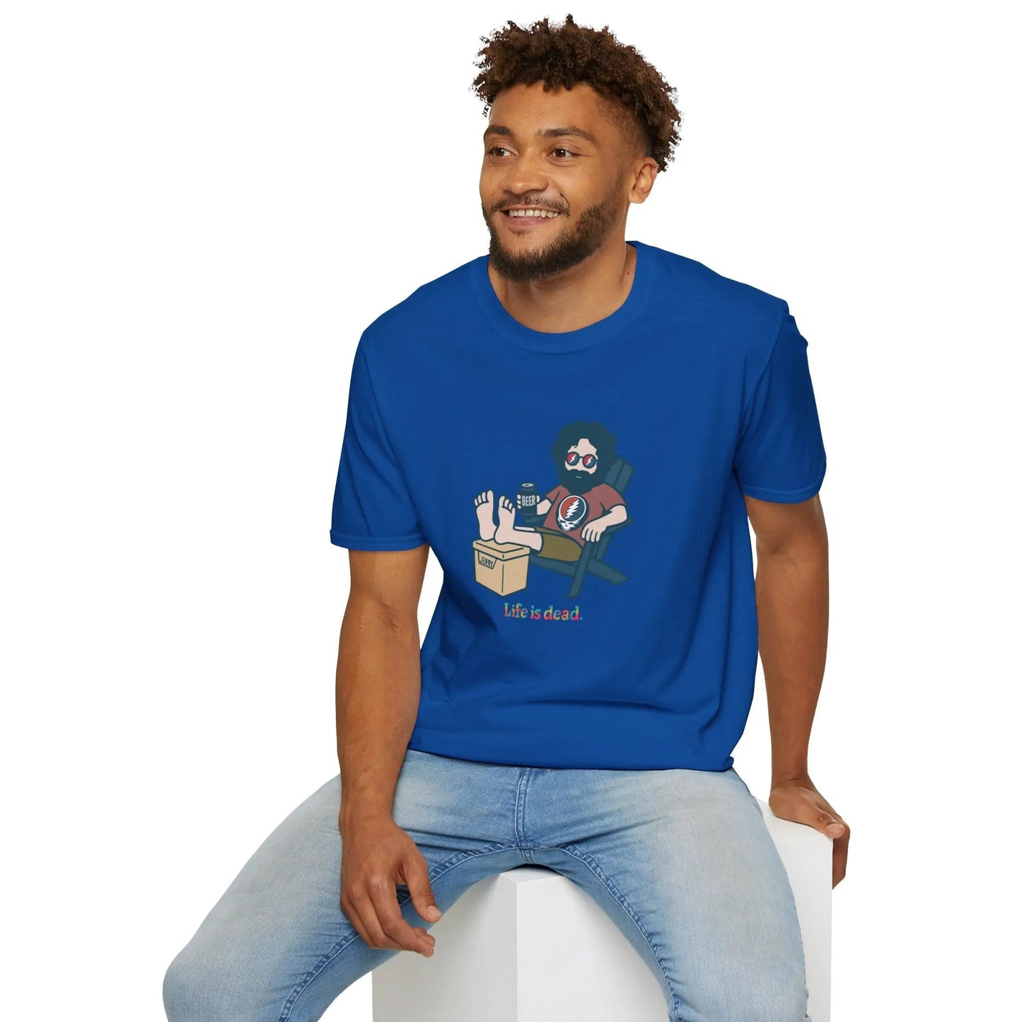 Stay Cool Jerry Life is Dead T-Shirt Grateful Dead